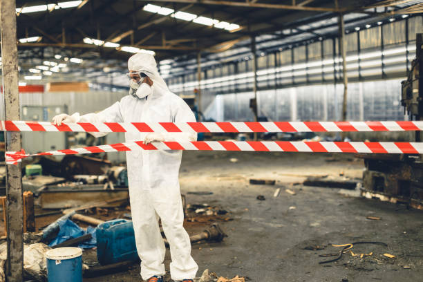Professional Biohazard technician working in Campbell, MO